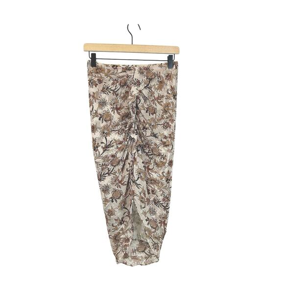 Veronica Beard hazel blush pink floral silk chiffon skirt Women’s size 0 - Picture 4 of 9